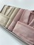 6'lı pamuklu bej pudra bornoz seti, rahat ve şık ev giyim ürünü 2