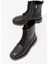 1101-2289 Siyah Luna Bağcıklı Fermuarlı Günlük Kadın Bot 1