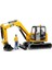 Bruder Cat Mini Ekskavatör ve Inşaat Işçisi BR02466 1