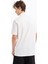 Bisiklet Yaka Baskılı Ekru Erkek T-Shirt XM000058 AF10356 U0009 4