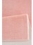 Peluş Banyo Paspas Takımı, Kaymaz Taban, Kalın, Pembe, Konforlu ve Şık Tasarım 3