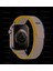 Apple Watch Trail Loop Cırtlı Bant Kordon ( Seri 10 - 46 mm Uyumlu) Sarı Lacivert 1
