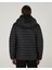 M Outerwear Polar Lining Padded Jacket Erkek Siyah Mont S242095-001 3