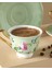 Vanilla New Bone China 4 Parça 2 Kişilik Kahve Fıncan Takımı 90 ml Açık Yeşil 3