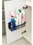 Siyah Plastik Banyo Düzenleyici Raf Seti, 25x14 cm, Duş ve Şampuanlık Organizer 2