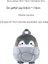 Penguen Karikatür Sırt Çantası Kadın Sevimli Bebek Peluş Mini Okul Çantası (Yurt Dışından) 2