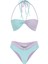 Colorblock lurex bikini seti IS1240038005025 3