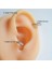 Iki Parça Silver Renk Taşlı Halka Piercing Tragus Helix Forward Helix Kıkırdak (6 mm ve 8 Mm) 1