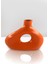Aura Seramik Vazo - Dekoratif Ev Aksesuarı - Turuncu - 23 cm * 31 cm 3