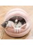 Stil A-Pembe Stili 35CM Kedi Yuvası Yarı Kapalı Kedi Kulübesi Yatağı (Yurt Dışından) 1