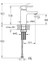Flow Square Krom Lavabo Bataryası A43044 2