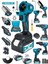 Uç Setli Tak Çıkar 5 Kafalı Süper Set Darbeli Matkap Testere Taşlama Somun Sökme Hilti Darbeli 2 Yı 2
