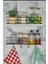 Tekno Trust Yapışkanlı 2 Li Set Banyo Rafı Duş Şampuanlık Duvar Düzenleyici Kancalı Organizer 40 cm 4