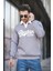 Est 1898 Baskılı Üç Iplik Şardonlu Slim Fit Polo Yaka Erkek Sweatshirt 1