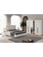 Ücretsiz Montaj - %100 MDF Rosa 6 Kapaklı Yatak Odası Takımı - MDF Dolap - Elbise Dolabı 1