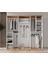 Ücretsiz Montaj - %100 MDF Rosa 6 Kapaklı Yatak Odası Takımı - MDF Dolap - Elbise Dolabı 4