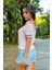 Dipmoda kadın yeni sezon carmen yaka fitilli bluz DP10048 3