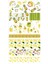 Ananas Sarı Set Tırnak Dövmesi 2