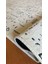 Ecosıa Modern Şönil Kilim Halı Yüksek Kalite Yolluk Antrasit Yıkanabilir Saçaklı Kaymaz Taban 5