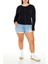 Plus Size Uzun Kollu Bluz 2