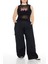 Plus Size Taş Işlemeli Crop Bluz 2