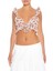 Çiçek Desenli Crop Bluz 2