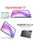 Honor Pad X9 11.5 Inç 360° Dönebilen Standlı Tablet Kılıfı Ekran Koruyucu ve Kalem Seti Mor 5