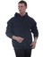 Lacivert Basic Oversize Soft Touch Kışlık Kapüşonlu Içi Polarlı 3 Iplik Hoodie Sweatshirt 2