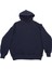 Lacivert Basic Oversize Soft Touch Kışlık Kapüşonlu Içi Polarlı 3 Iplik Hoodie Sweatshirt 4