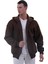 Kahverengi Basic Oversize Yumuşak Örme Kışlık Kapüşonlu Içi Polarlı 3 Iplik Fermuarlı Hırka Sweatshirt 4