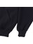 Siyah Basic Oversize Yumuşak Örme Kışlık Kapüşonlu Içi Polarlı 3 Iplik Fermuarlı Hırka Sweatshirt 5