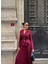 Bordo Kemerli Blazer Ceket ve Pilliseli Takım 2