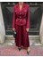 Bordo Kemerli Blazer Ceket ve Pilliseli Takım 3