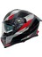 Sw 865 Tıtan Black Whıte Red Güneşvizörlü Kask 1