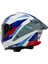Sw 865 Tıtan Whıte Blue Red Güneşvizörlü Kask 2