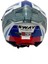 Sw 865 Tıtan Whıte Blue Red Güneşvizörlü Kask 4