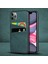 Samsung Galaxy A10S Kılıf Zebana Swank Cepli Kılıf Kahverengi 5