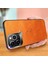 Apple iPhone 11 Pro Max Kılıf Zebana Klasik Stil Deri Kılıf Kırmızı 4