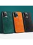 Apple iPhone 11 Pro Max Kılıf Zebana Klasik Stil Deri Kılıf Kırmızı 5