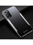 Samsung Galaxy Note 20 Ultra Kılıf Zebana Metal Mitras Kılıf (Silikon Kenar) Mavi 2