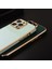 Apple iPhone 12 Pro Kılıf Golden Silikon Kılıf Açık Mavi 4