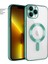 Apple iPhone 11 Pro Max Kılıf Magsafe Glint Silikon Kılıf Gri 2