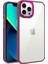 Apple iPhone 13 Pro Max Kılıf Guard Kamera Korumalı Silikon Kılıf Lila 3