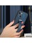 Apple iPhone 15 Uyumlu Kılıf Zebana Classic Deri Kılıf Lacivert 3