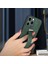Apple iPhone 12 Pro Kılıf Zebana Classic Deri Kılıf Yeşil 2