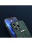 Apple iPhone 12 Pro Kılıf Zebana Classic Deri Kılıf Yeşil 4