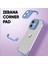 Apple iPhone 12 Kılıf Zebana Corner Pad (Kamera ve Köşe Koruyucu) Sierra Mavisi 6