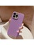 Apple iPhone 14 Pro Uyumlu Kılıf Zebana Woven Silikon Kılıf Lila 2