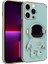Apple iPhone 12 Pro Uyumlu Kılıf Standlı Astronot Silikon Kılıf Açık Mavi 4