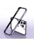 Apple iPhone 13 Pro Max Kılıf Zebana Anti-Drop Metal Çerçeve Derin Mor 2